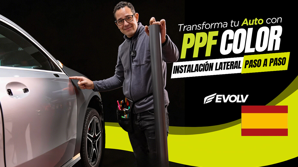 Instalación de PPF de color